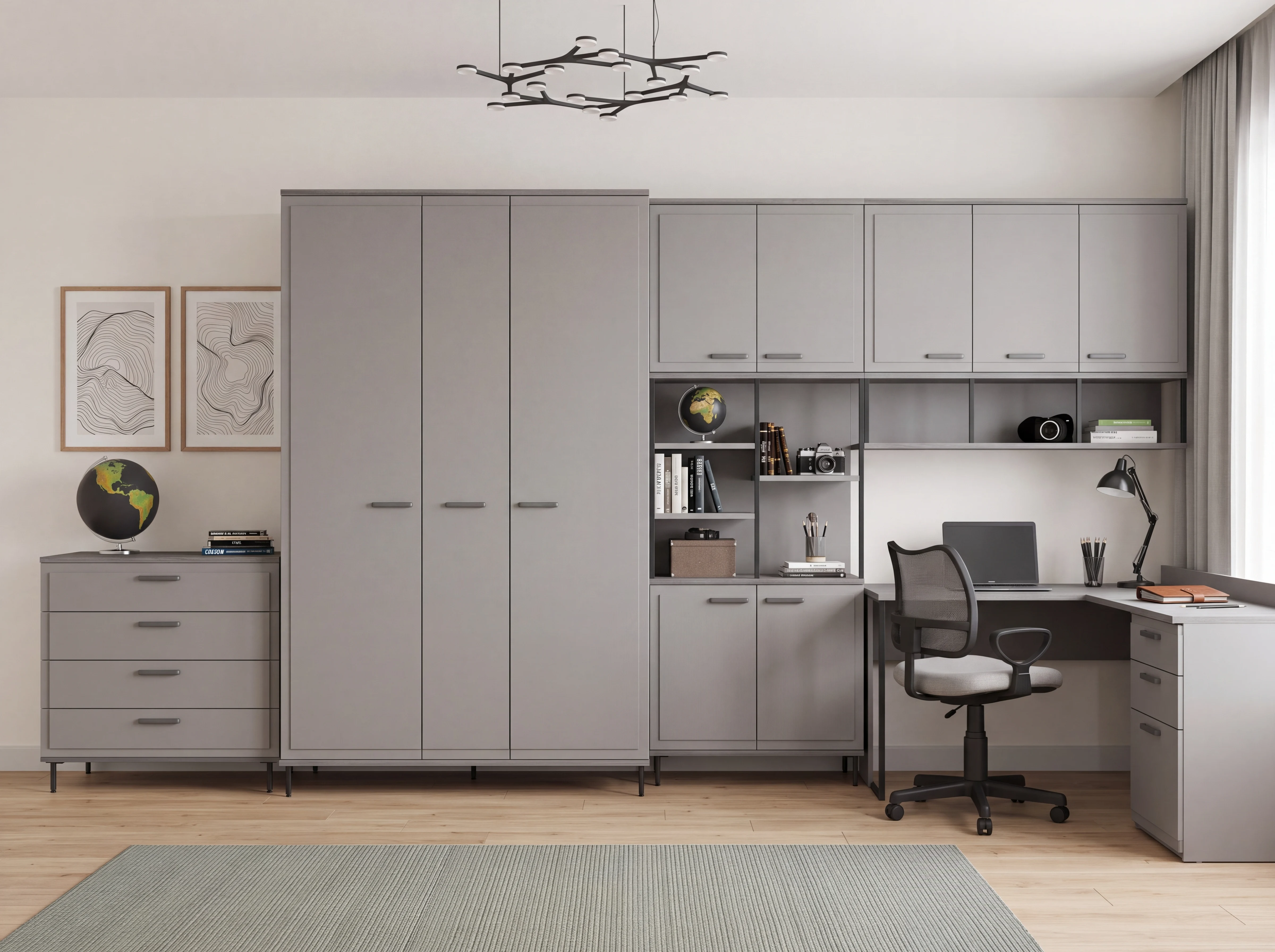 В интерьере — мебель COLLEGE GREY