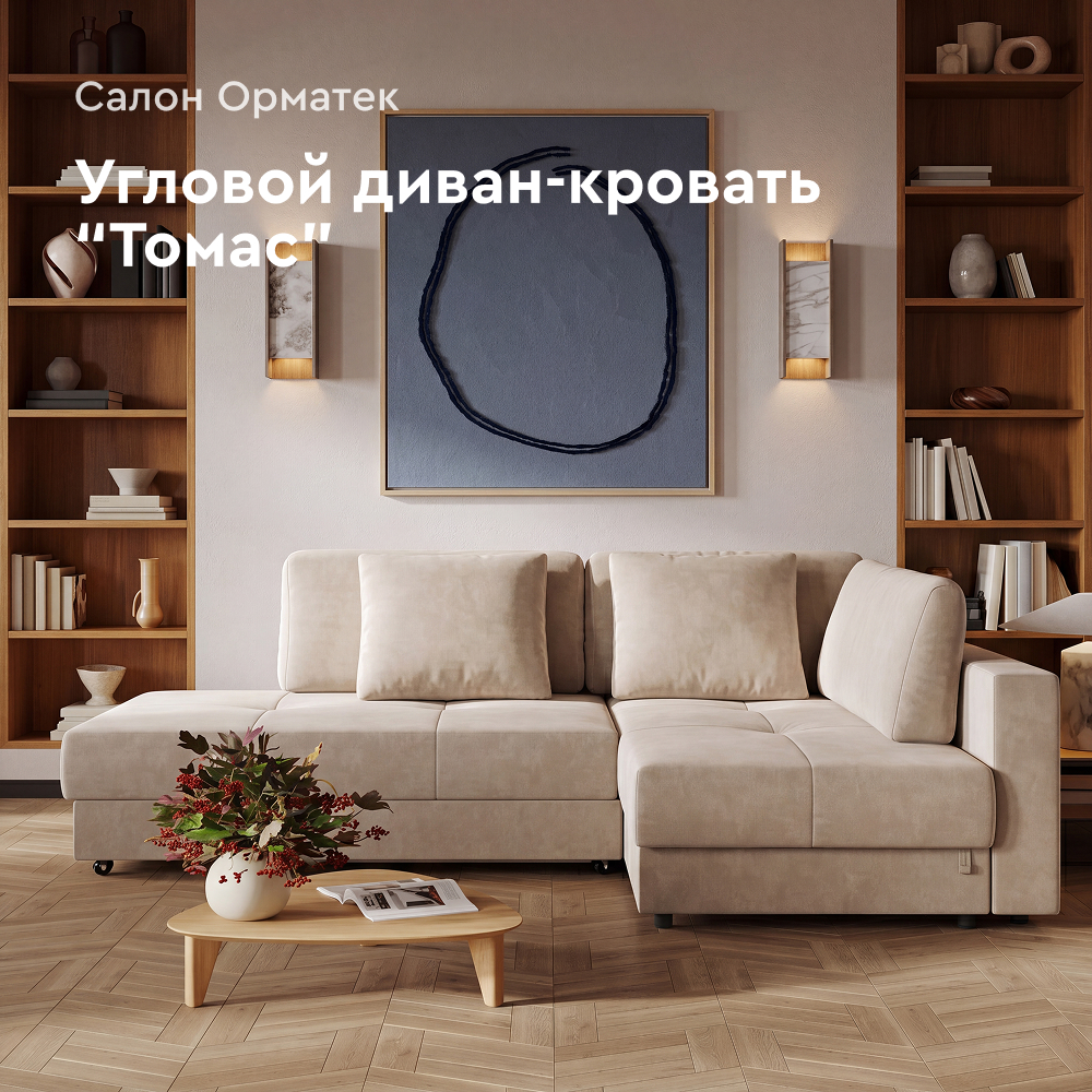 Угловой диван-кровать Томас