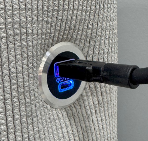 USB/TYPE-C порт для кровати «МИЛЕНА»